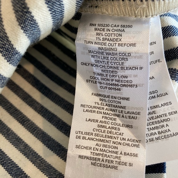 NWT Current Elliott Stripe Jumper Dress Size Small - Picture 12 of 12